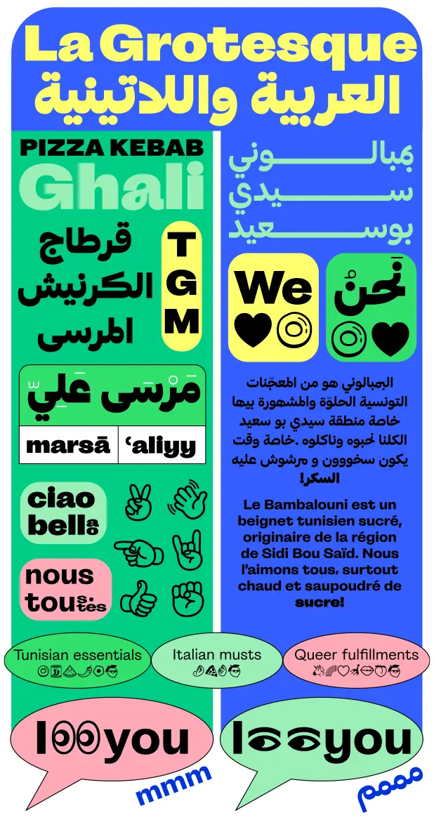 tipografia multiscript