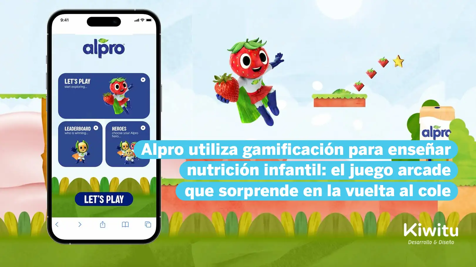 Alpro utiliza gamificación para enseñar nutrición infantil: el juego arcade que sorprende en la vuelta al cole
