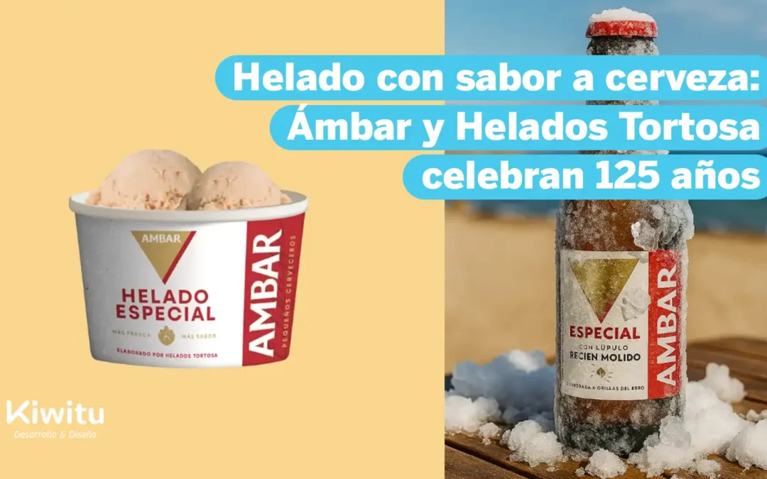 Ámbar y Helados Tortosa crean helado con sabor a cerveza