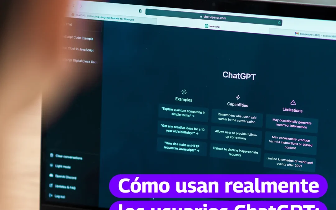 Cómo usan realmente los usuarios ChatGPT: usos, tendencias y aprendizajes